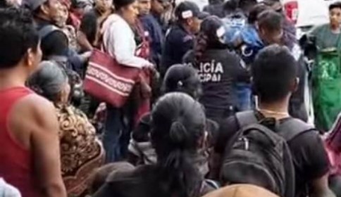 Locatarios de Ocosingo denuncian a la Policía Municipal por abuso de autoridad