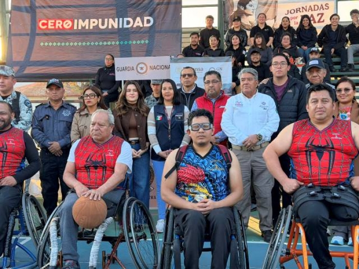 Impulsan inclusi&oacute;n y deporte en San Crist&oacute;bal con taller de b&aacute;squetbol sobre silla de ruedas
