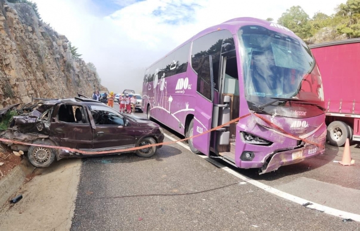Dos personas sin vida el saldo de un accidente del tramo de cuota San Crist&oacute;bal-Tuxtla
