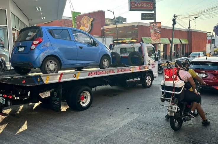 Operativo de la Secretar&iacute;a de Movilidad y Transporte en Tapachula da resultados