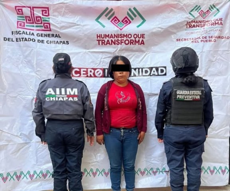 Aprehenden a presunta responsable de robo con violencia agravado