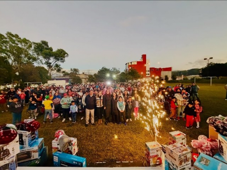 El barrio de F&aacute;tima se llen&oacute; de alegr&iacute;a con la posada &ldquo;Alegr&iacute;a Familiar&rdquo;, en SCLC