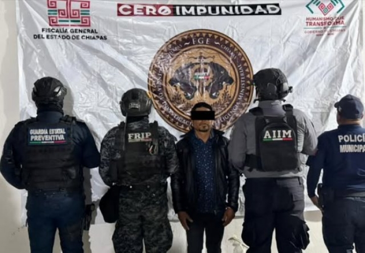 Aprehenden a presunto responsable de homicidio calificado