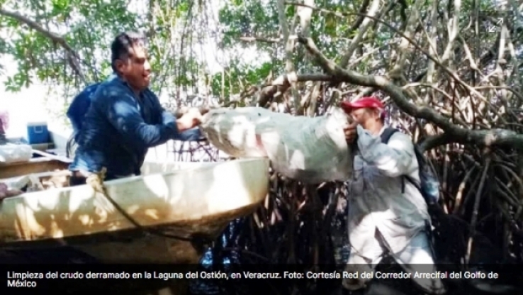 Derrame de petr&oacute;leo ya se extendi&oacute; 630 kil&oacute;metros, de Veracruz a Tabasco