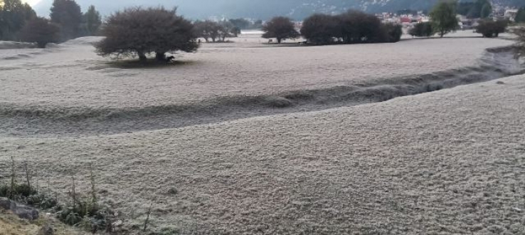 Tercera helada en San Crist&oacute;bal: descendi&oacute; hasta 2 grados bajo cero