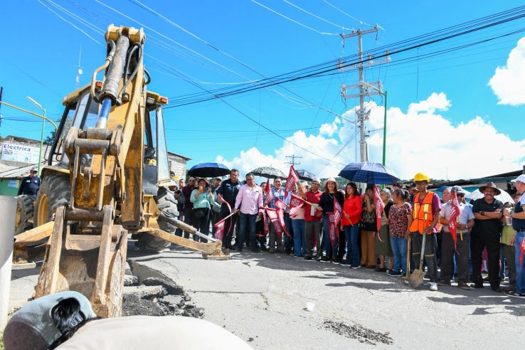 Arranca obra de pavimentaci&oacute;n en La Garita con inversi&oacute;n hist&oacute;rica
