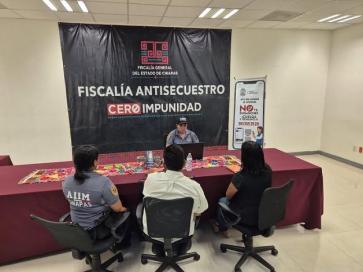 Localizan a persona presunta v&iacute;ctima de extorsi&oacute;n virtual en Tuxtla