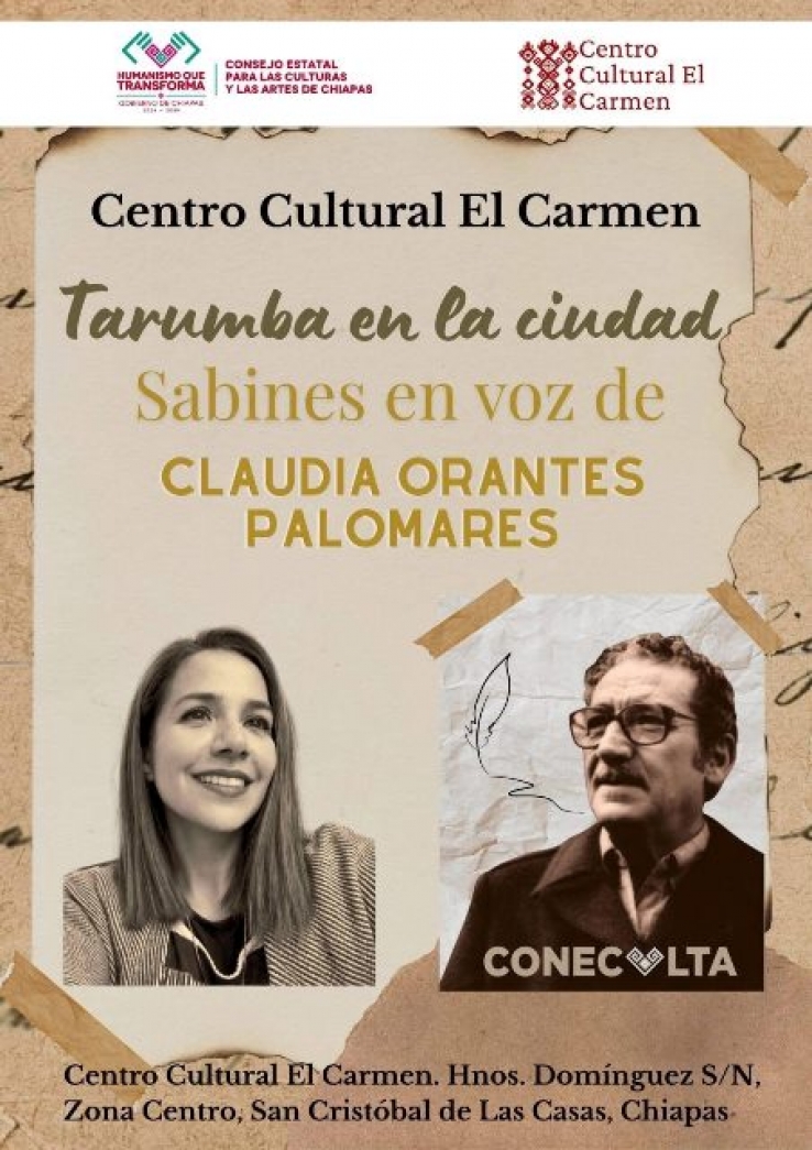La voz de Sabines toma las calles de San Crist&oacute;bal, con el proyecto "Tarumba en la Ciudad: Audios Sonoros&rdquo;
