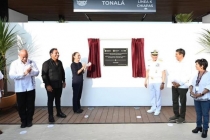 Eduardo Ram&iacute;rez acompa&ntilde;a a Claudia Sheinbaum en primer viaje del Tren Interoce&aacute;nico en Chiapas