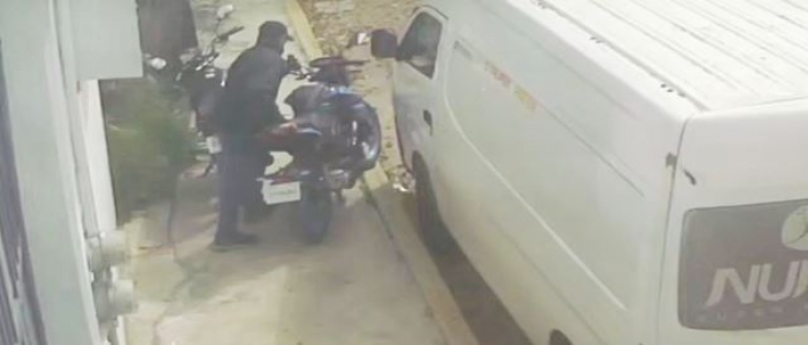 Se robaron una motocicleta cerca del CBETIS de San Crist&oacute;bal