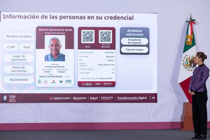 Del 02 de marzo al 31 de diciembre se realizar&aacute; credencializaci&oacute;n del Servicio Universal de Salud: Presidenta Claudia Sheinbaum