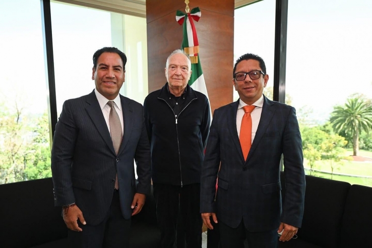 Se re&uacute;ne Eduardo Ram&iacute;rez con el fiscal general de la Rep&uacute;blica, Alejandro Gertz Manero