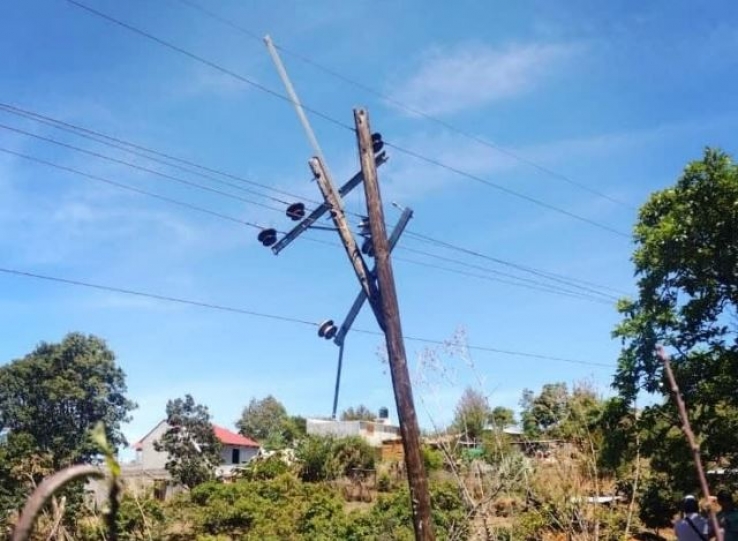 M&aacute;s de 24 horas sin luz en Teopisca