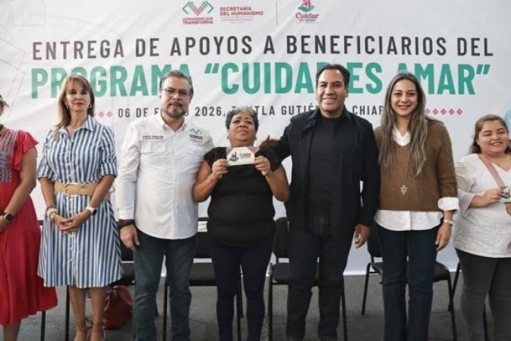 Con Cuidar es Amar, Eduardo Ram&iacute;rez impulsa una pol&iacute;tica social humanista en Chiapas