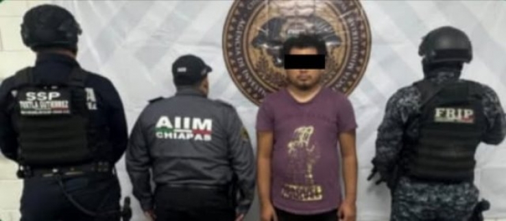 Por robo con violencia en la capital chapaneca aprehenden al presunto responsable