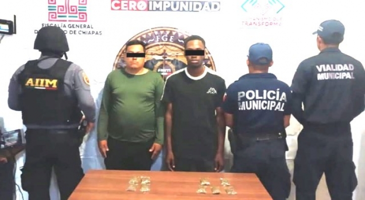 Detienen en Mazat&aacute;n a dos personas como presuntos responsables del delito contra la salud