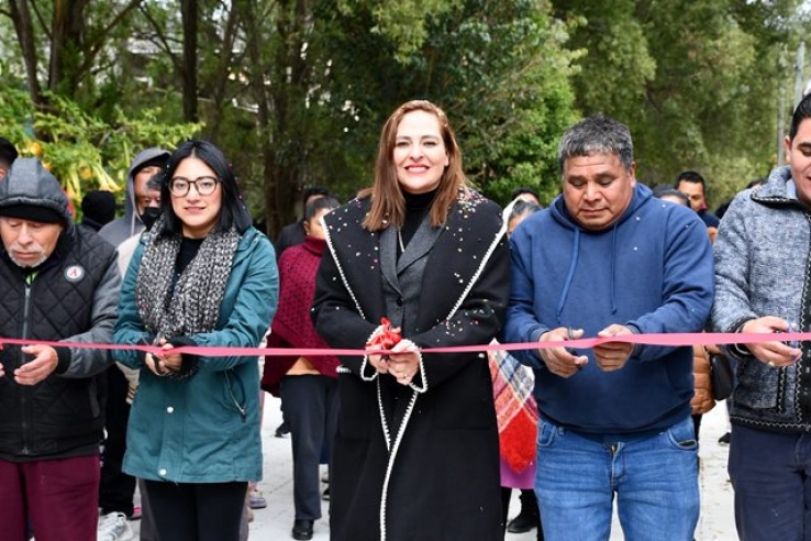 Inauguran pavimentaci&oacute;n en Lagos de Mar&iacute;a Eugenia y fortalecen infraestructura urbana en San Crist&oacute;bal
