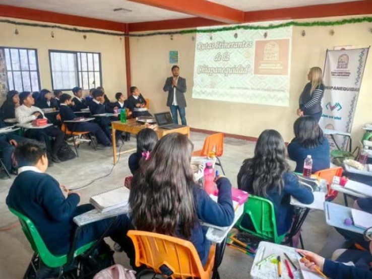 Rutas Itinerantes de la Chiapanequidad fortalecen identidad cultural en escuelas